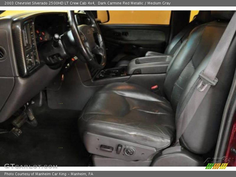 Dark Carmine Red Metallic / Medium Gray 2003 Chevrolet Silverado 2500HD LT Crew Cab 4x4