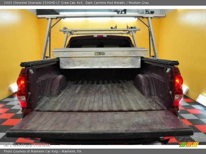 Dark Carmine Red Metallic / Medium Gray 2003 Chevrolet Silverado 2500HD LT Crew Cab 4x4