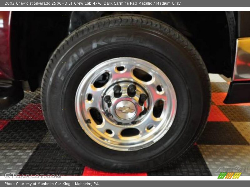 Dark Carmine Red Metallic / Medium Gray 2003 Chevrolet Silverado 2500HD LT Crew Cab 4x4