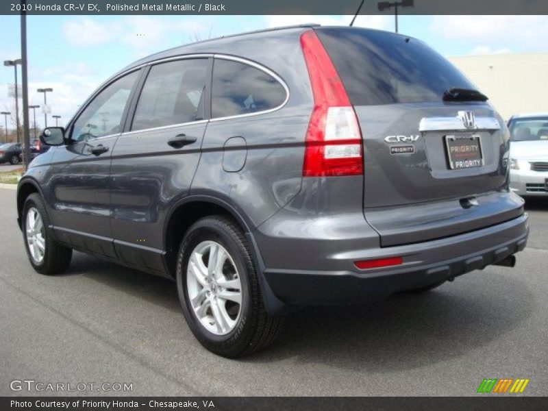 Polished Metal Metallic / Black 2010 Honda CR-V EX
