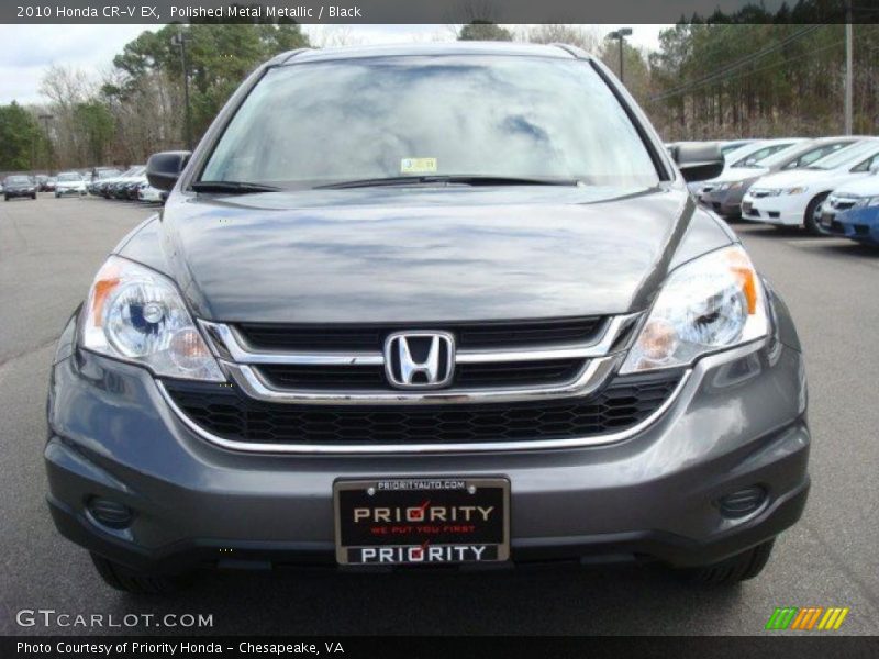 Polished Metal Metallic / Black 2010 Honda CR-V EX
