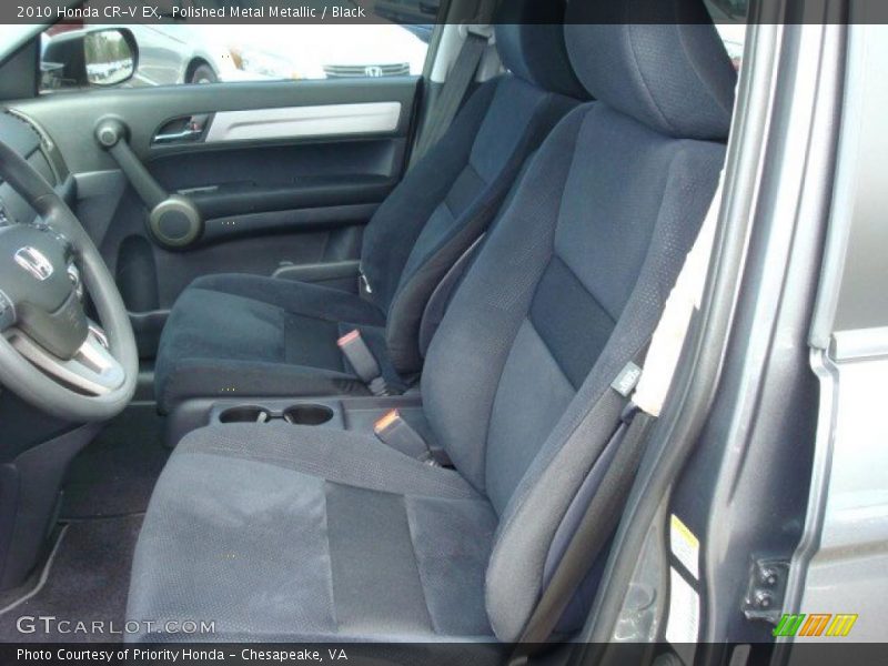 Polished Metal Metallic / Black 2010 Honda CR-V EX