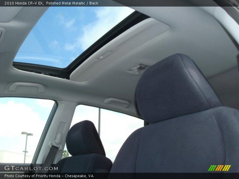 Polished Metal Metallic / Black 2010 Honda CR-V EX