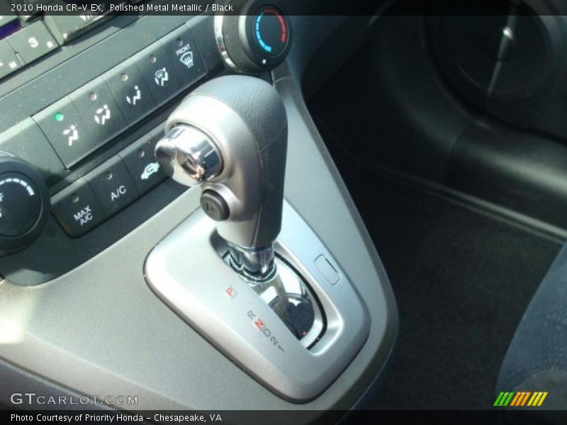 Polished Metal Metallic / Black 2010 Honda CR-V EX