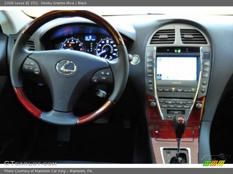 Smoky Granite Mica / Black 2008 Lexus ES 350