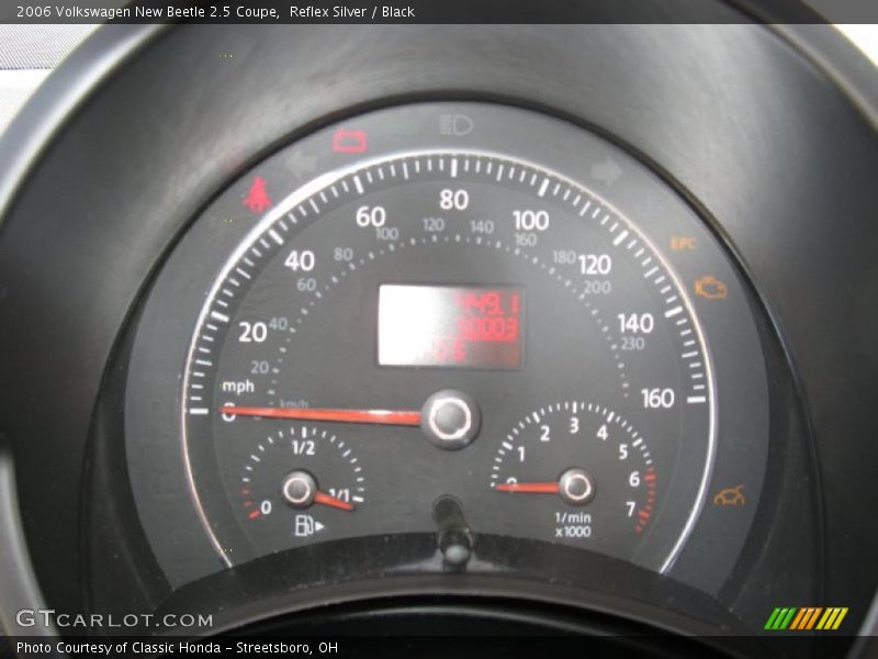 Reflex Silver / Black 2006 Volkswagen New Beetle 2.5 Coupe