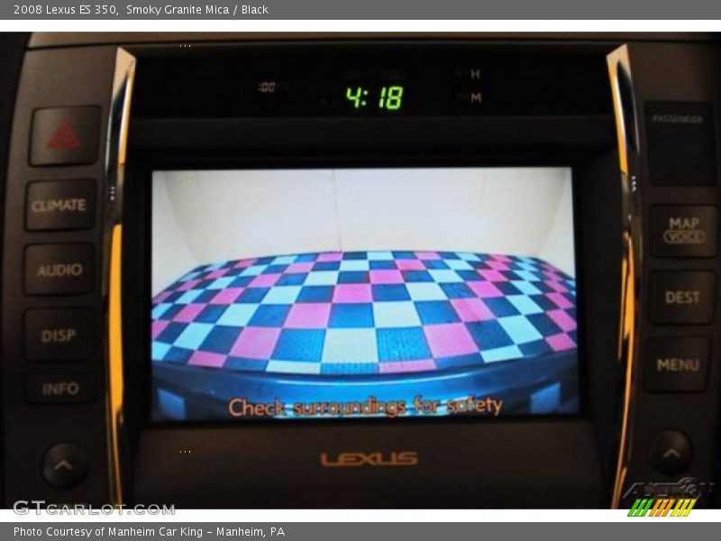 Smoky Granite Mica / Black 2008 Lexus ES 350