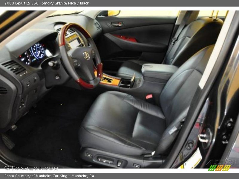 Smoky Granite Mica / Black 2008 Lexus ES 350