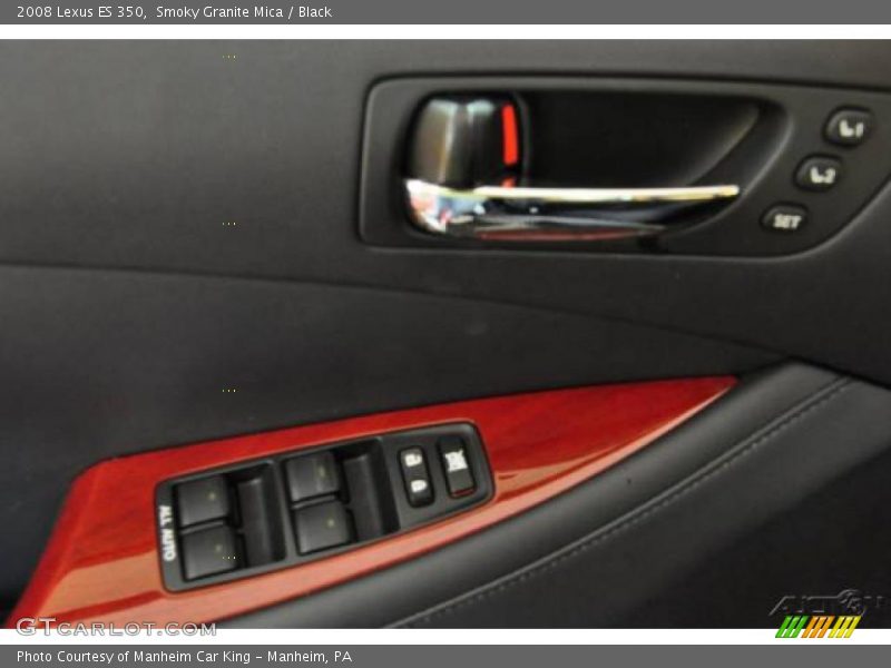 Smoky Granite Mica / Black 2008 Lexus ES 350