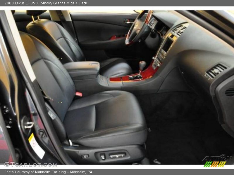 Smoky Granite Mica / Black 2008 Lexus ES 350