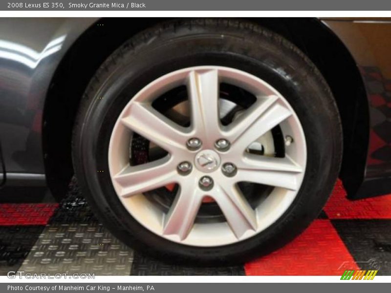 Smoky Granite Mica / Black 2008 Lexus ES 350