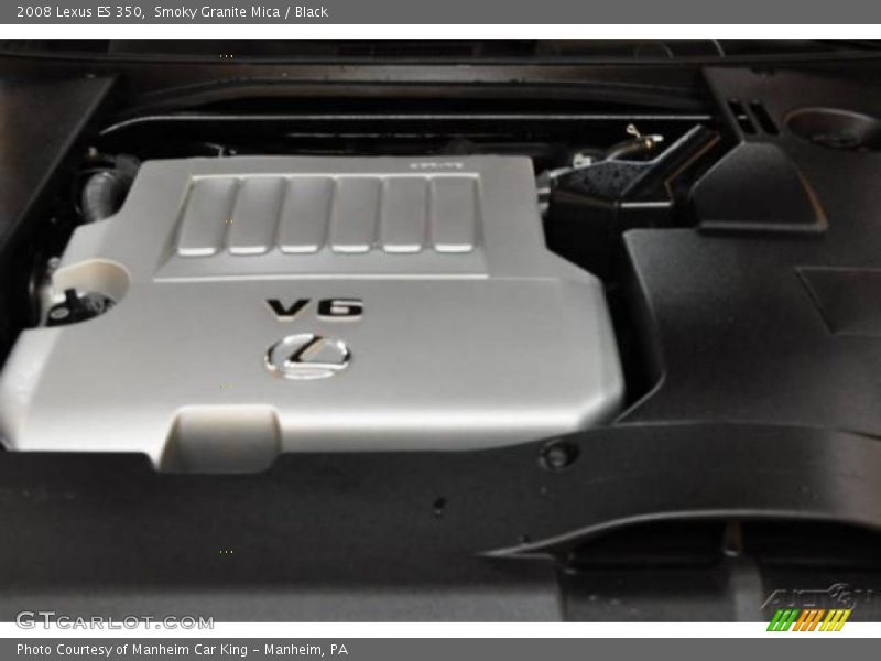 Smoky Granite Mica / Black 2008 Lexus ES 350