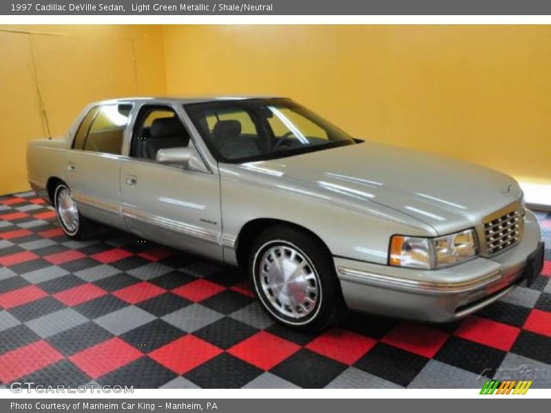 Light Green Metallic / Shale/Neutral 1997 Cadillac DeVille Sedan