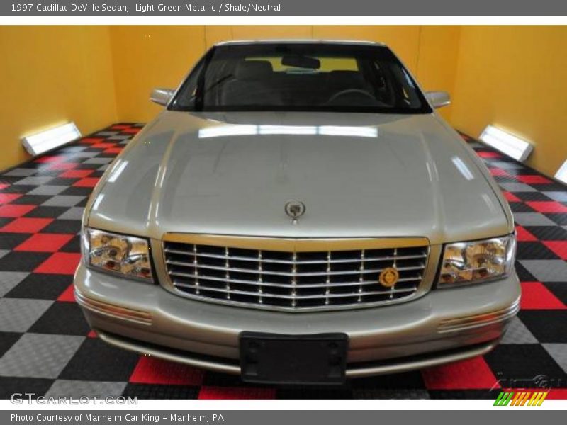 Light Green Metallic / Shale/Neutral 1997 Cadillac DeVille Sedan