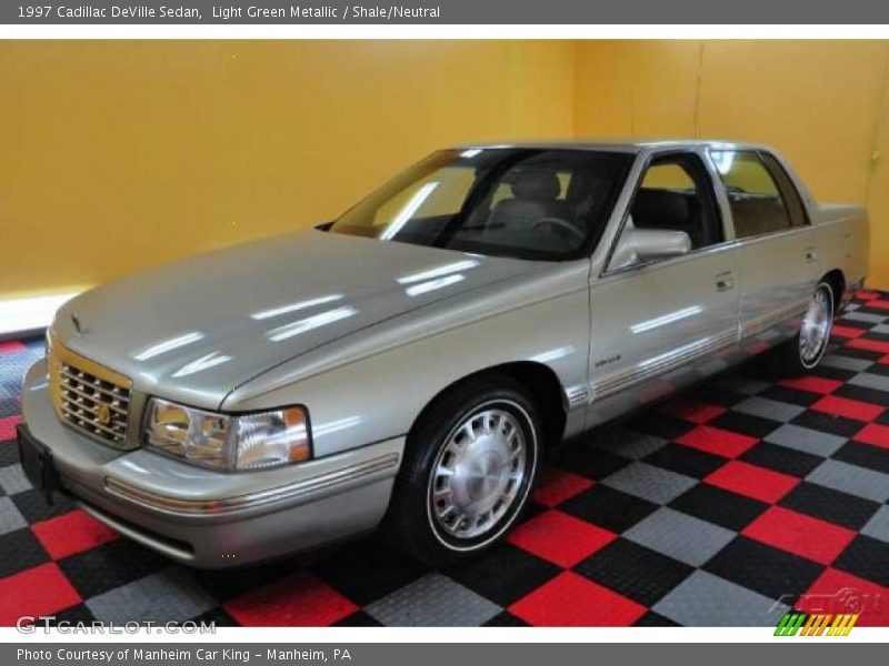 Light Green Metallic / Shale/Neutral 1997 Cadillac DeVille Sedan