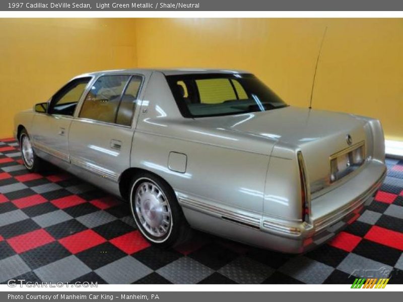 Light Green Metallic / Shale/Neutral 1997 Cadillac DeVille Sedan