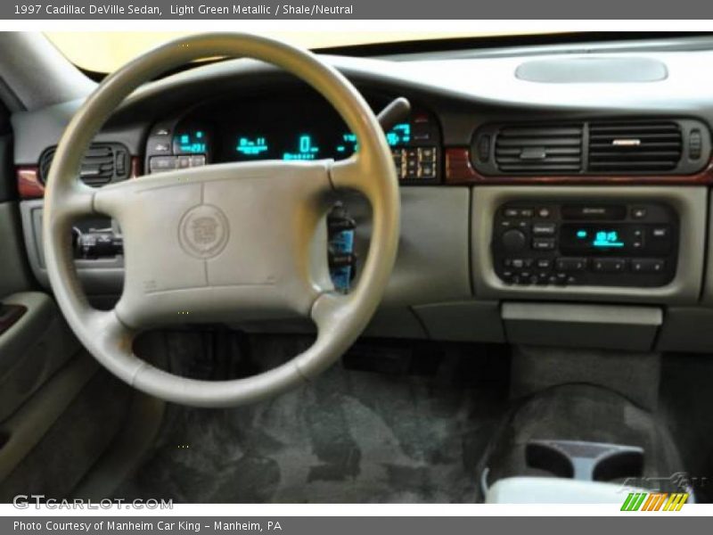 Light Green Metallic / Shale/Neutral 1997 Cadillac DeVille Sedan