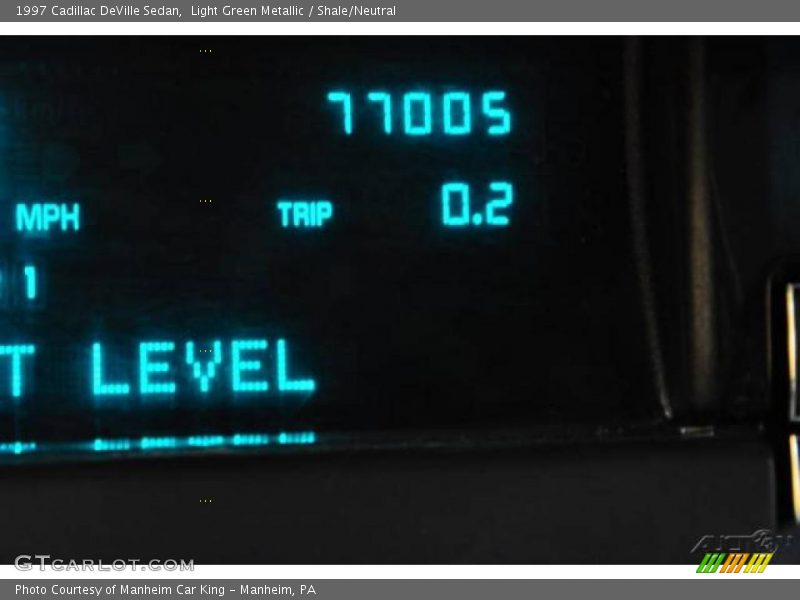 Light Green Metallic / Shale/Neutral 1997 Cadillac DeVille Sedan