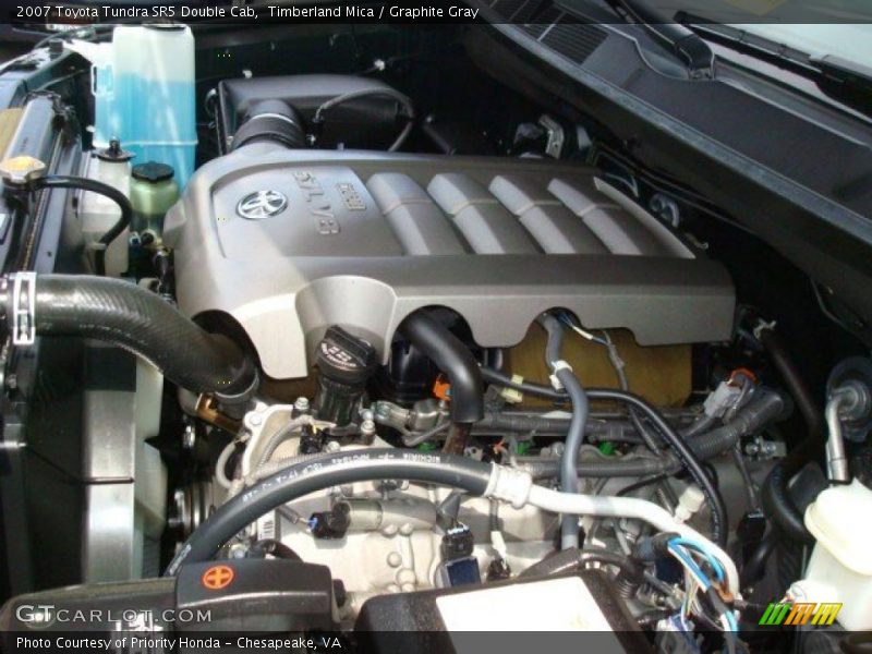 Timberland Mica / Graphite Gray 2007 Toyota Tundra SR5 Double Cab