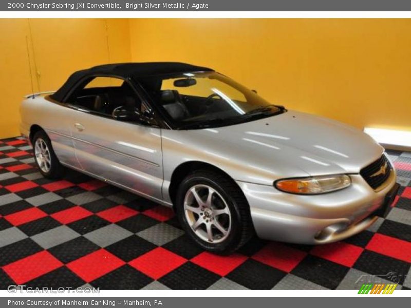 Bright Silver Metallic / Agate 2000 Chrysler Sebring JXi Convertible