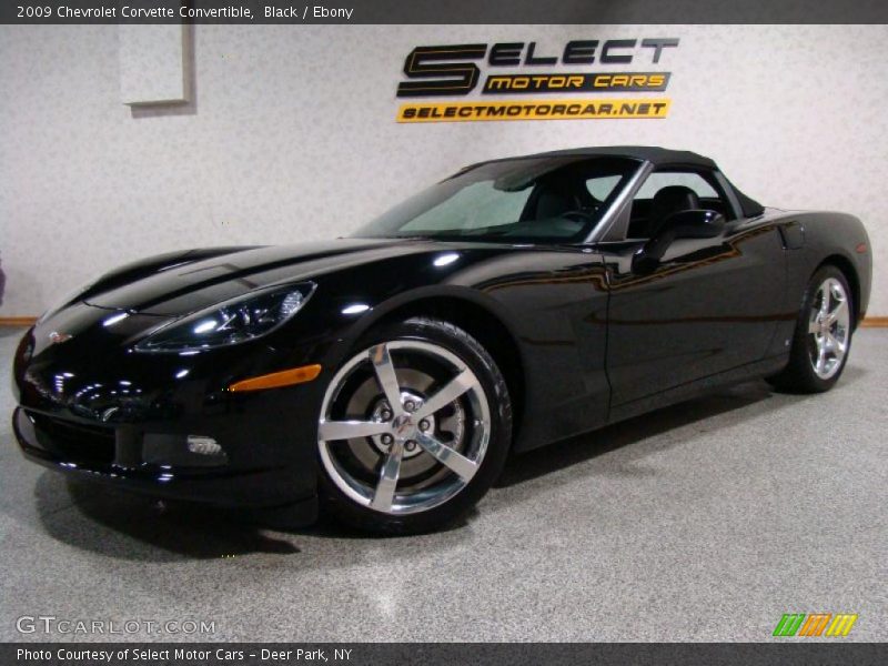 Black / Ebony 2009 Chevrolet Corvette Convertible