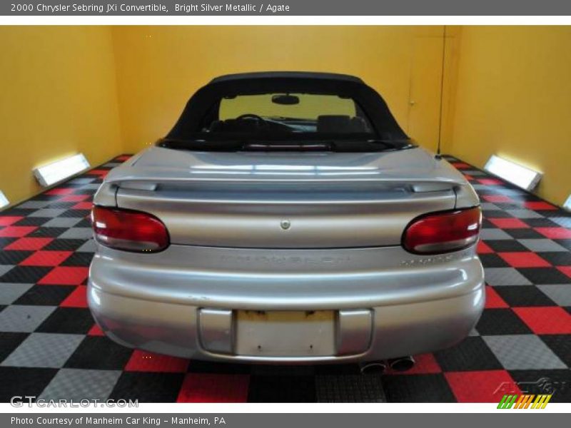 Bright Silver Metallic / Agate 2000 Chrysler Sebring JXi Convertible