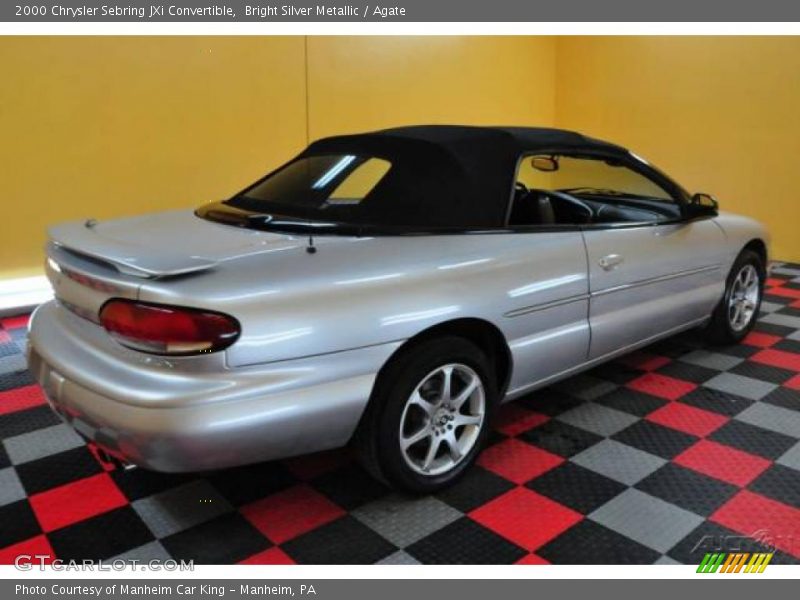 Bright Silver Metallic / Agate 2000 Chrysler Sebring JXi Convertible