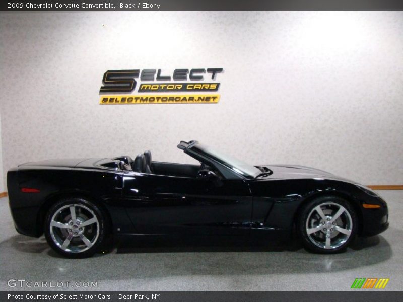 Black / Ebony 2009 Chevrolet Corvette Convertible