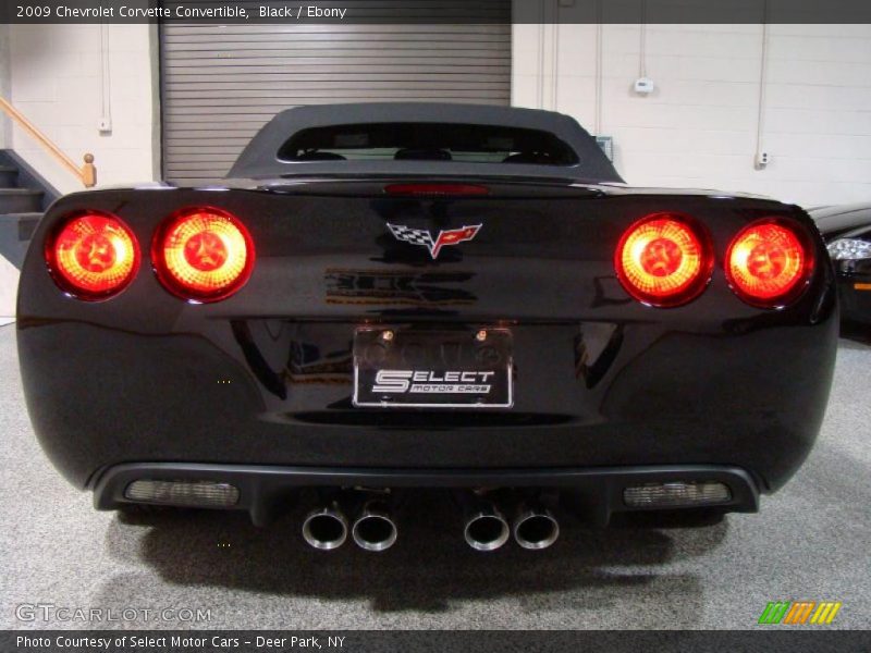 Black / Ebony 2009 Chevrolet Corvette Convertible