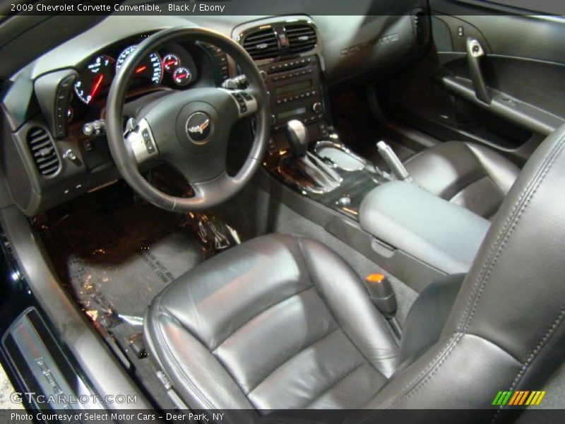 Black / Ebony 2009 Chevrolet Corvette Convertible