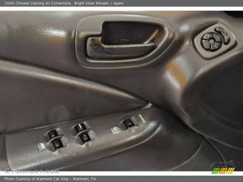 Bright Silver Metallic / Agate 2000 Chrysler Sebring JXi Convertible