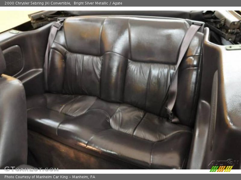 Bright Silver Metallic / Agate 2000 Chrysler Sebring JXi Convertible