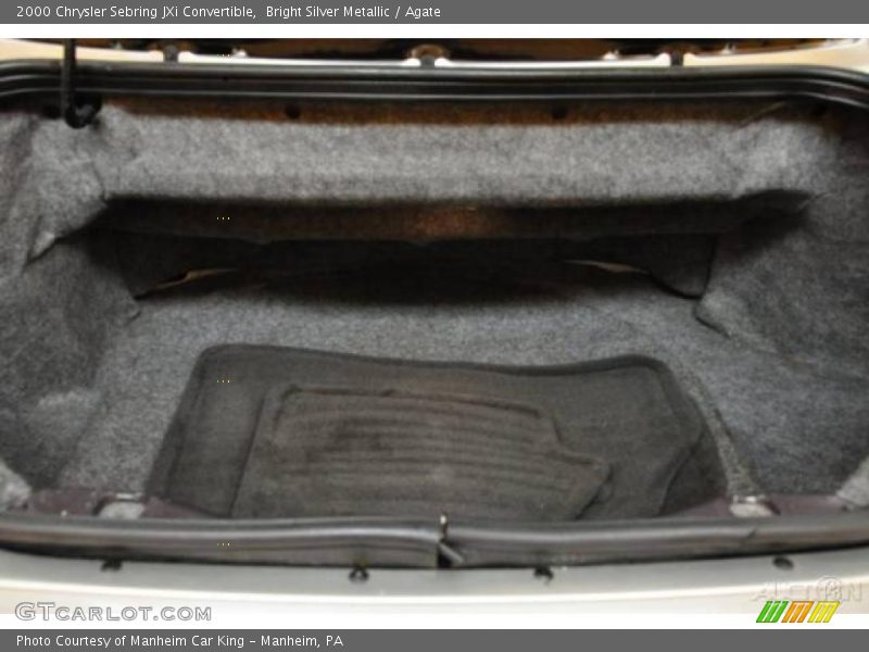Bright Silver Metallic / Agate 2000 Chrysler Sebring JXi Convertible