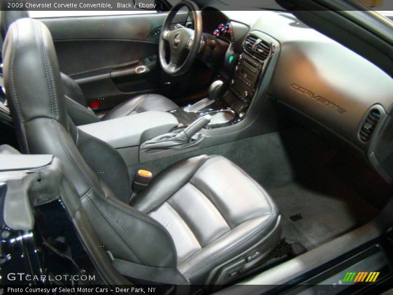 Black / Ebony 2009 Chevrolet Corvette Convertible