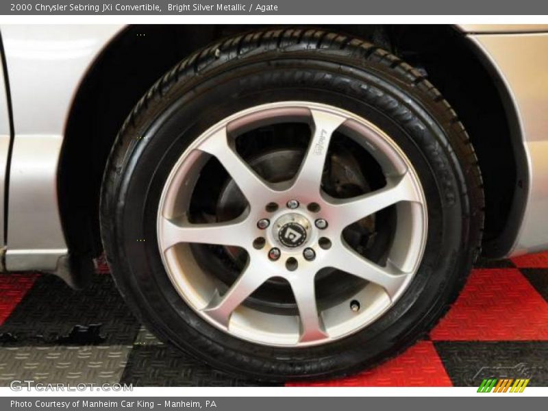 Bright Silver Metallic / Agate 2000 Chrysler Sebring JXi Convertible