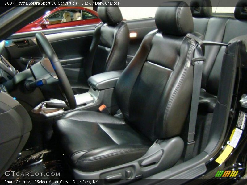 Black / Dark Charcoal 2007 Toyota Solara Sport V6 Convertible