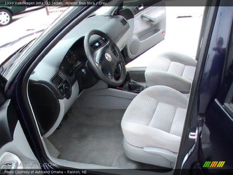 Atlantic Blue Mica / Grey 1999 Volkswagen Jetta GLS Sedan