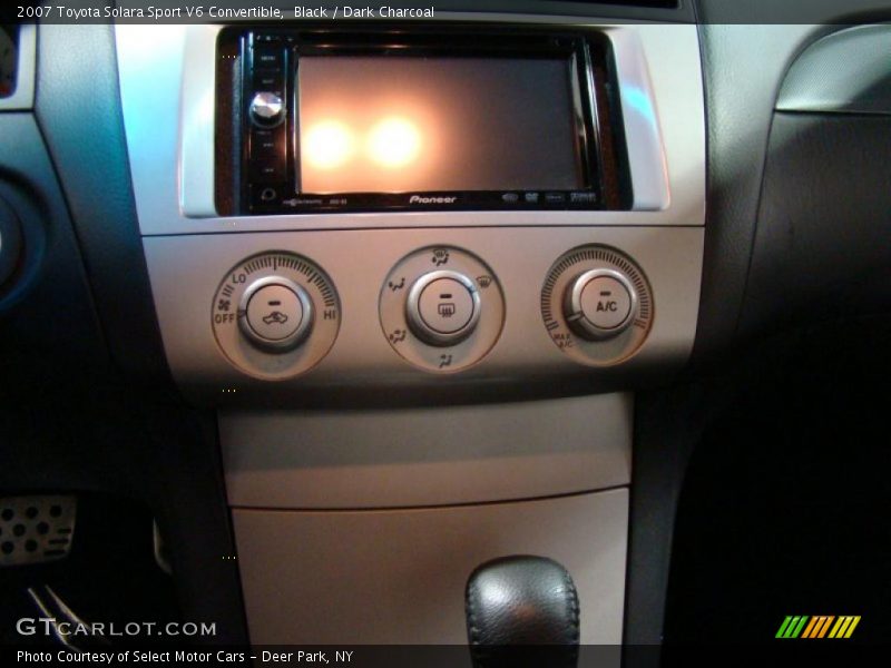 Black / Dark Charcoal 2007 Toyota Solara Sport V6 Convertible