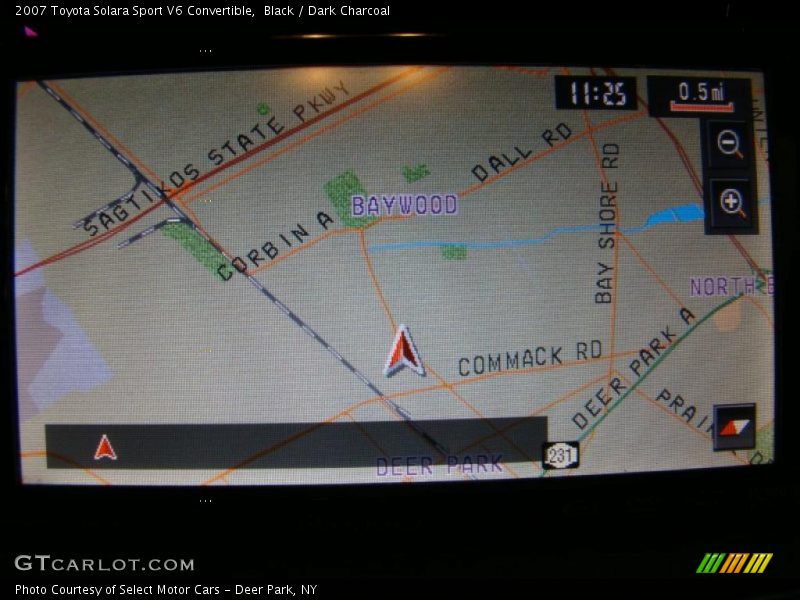 Black / Dark Charcoal 2007 Toyota Solara Sport V6 Convertible