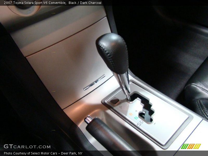 Black / Dark Charcoal 2007 Toyota Solara Sport V6 Convertible