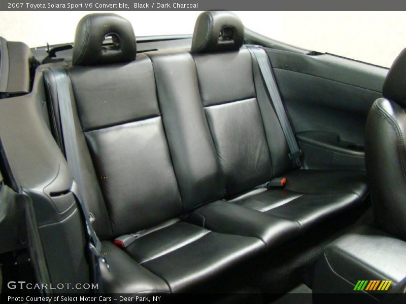 Black / Dark Charcoal 2007 Toyota Solara Sport V6 Convertible