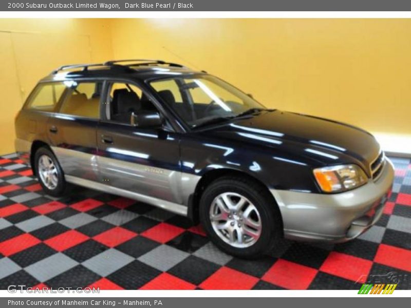Dark Blue Pearl / Black 2000 Subaru Outback Limited Wagon