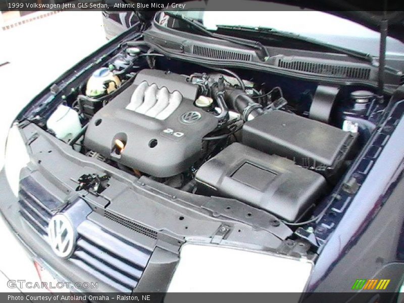 Atlantic Blue Mica / Grey 1999 Volkswagen Jetta GLS Sedan