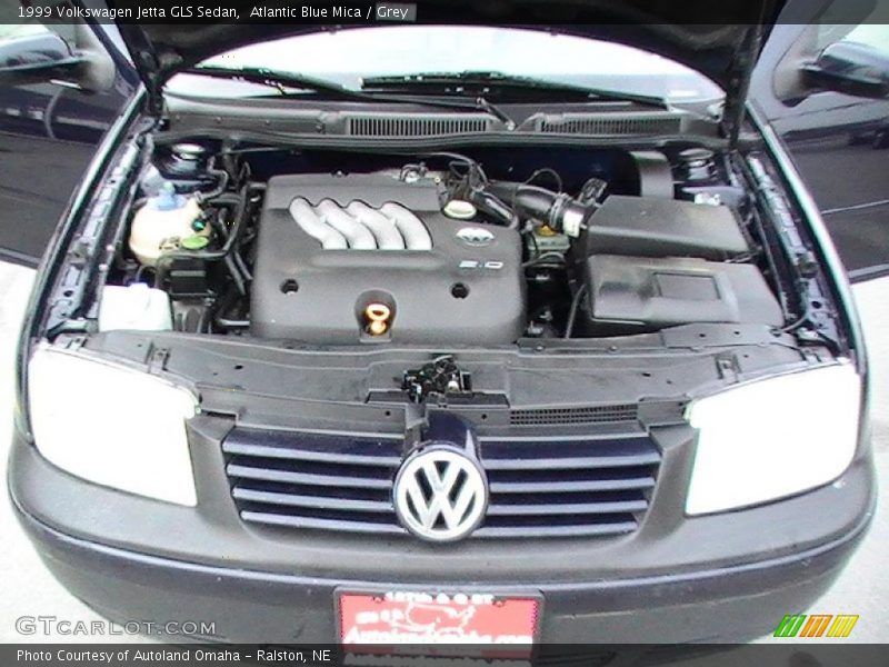 Atlantic Blue Mica / Grey 1999 Volkswagen Jetta GLS Sedan