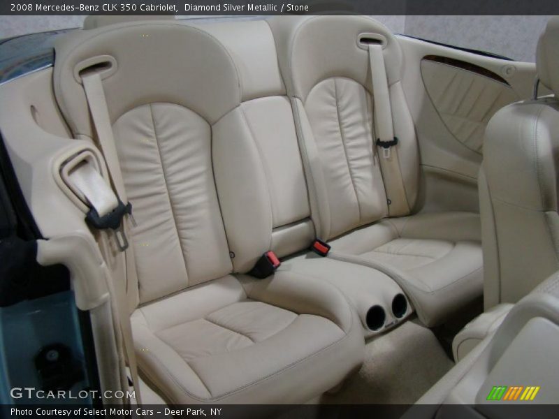 Diamond Silver Metallic / Stone 2008 Mercedes-Benz CLK 350 Cabriolet