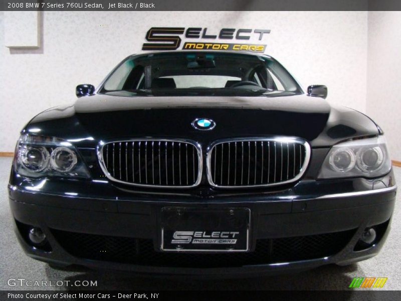 Jet Black / Black 2008 BMW 7 Series 760Li Sedan