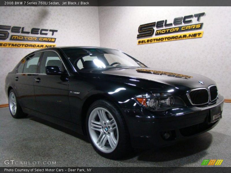 Jet Black / Black 2008 BMW 7 Series 760Li Sedan