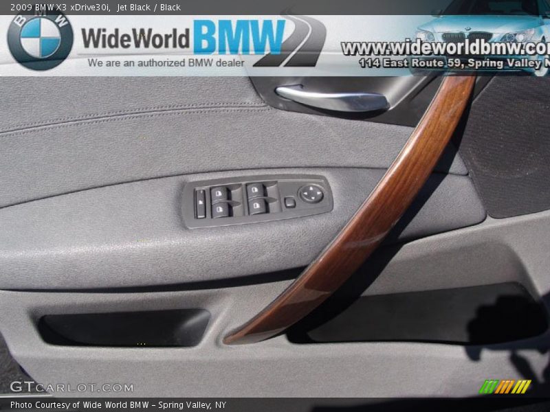 Jet Black / Black 2009 BMW X3 xDrive30i