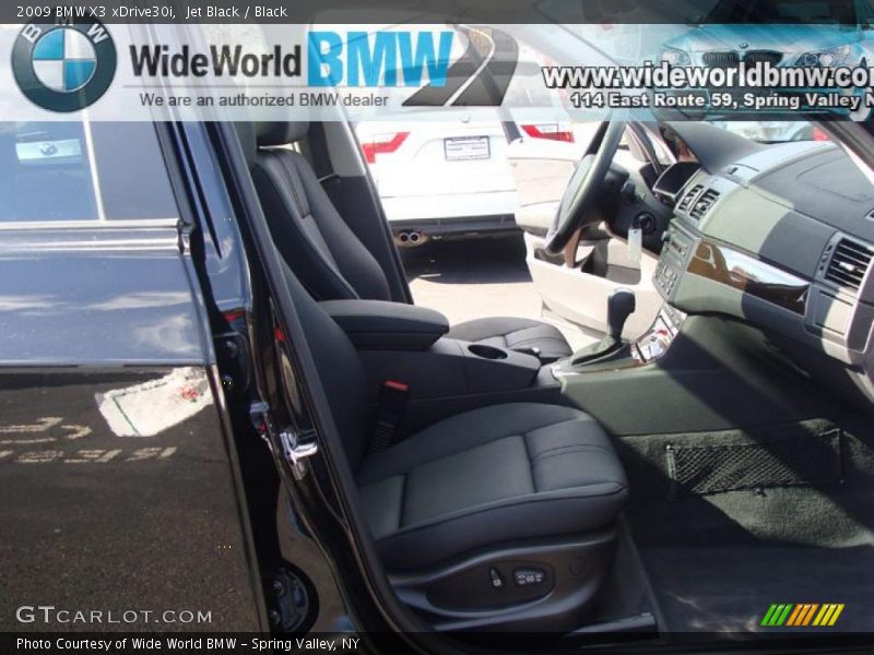 Jet Black / Black 2009 BMW X3 xDrive30i