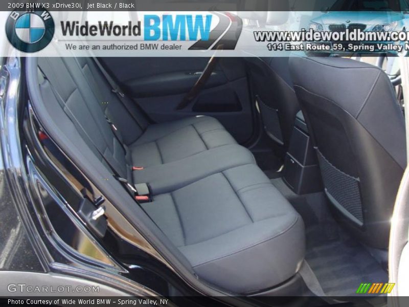 Jet Black / Black 2009 BMW X3 xDrive30i